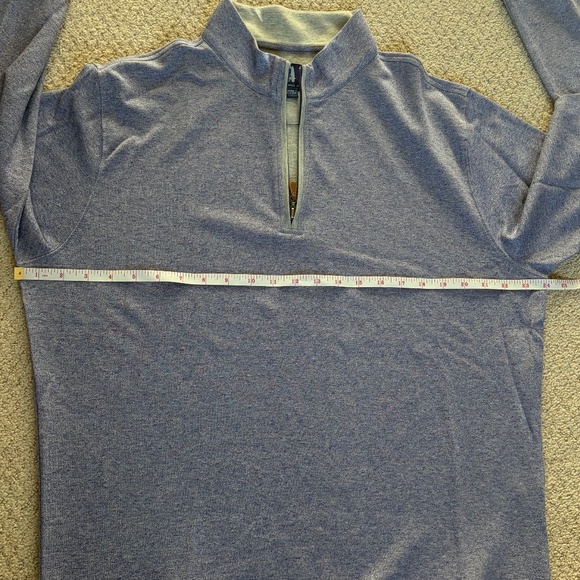 Johnnie-O Sully Quarter Zip purple Large - Picture 8 of 15